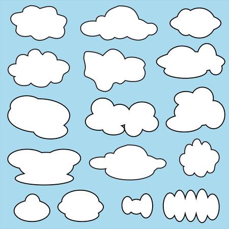  Clouds のイラスト素材