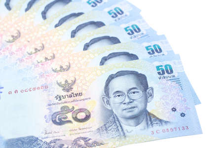 Thailand Currency 50 bathの写真素材