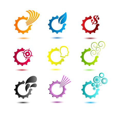 set of Business Design elementsのイラスト素材