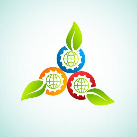 world industry energy iconのイラスト素材
