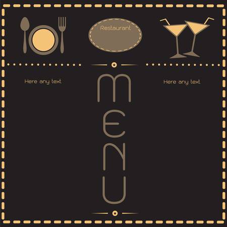 Restaurant menu designのイラスト素材