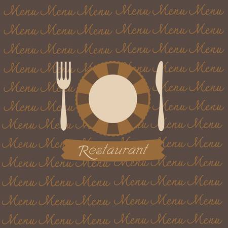 Restaurant menu designのイラスト素材