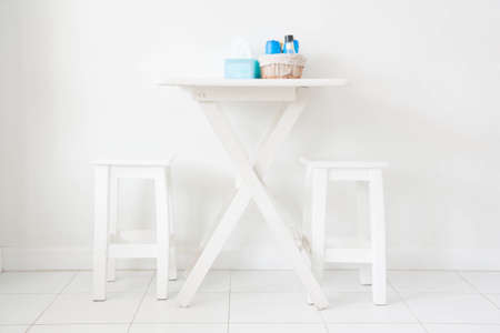 dining table and chairの写真素材