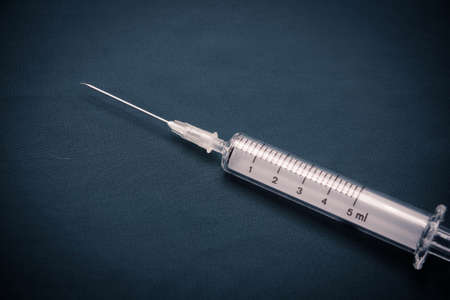 Medical syringeの写真素材