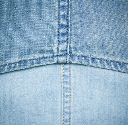 Blue denim jeans texture backgroundの写真素材