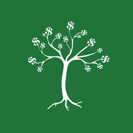 Money treeのイラスト素材