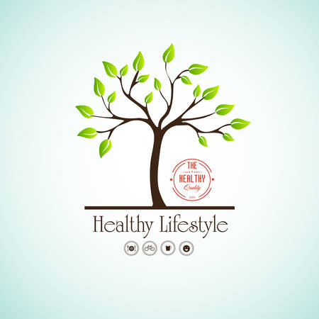 Healthy lifestyleのイラスト素材