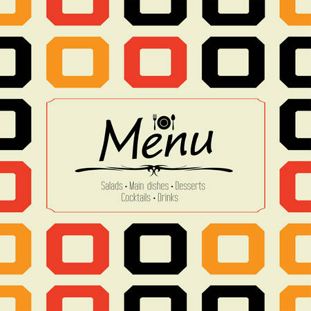 Restaurant Menu Card Design templateのイラスト素材