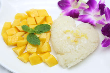 Mango and Sticky Riceの写真素材