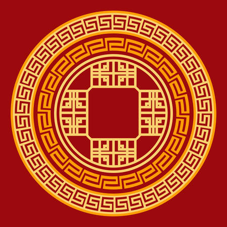 Vector Oriental Design Elementのイラスト素材