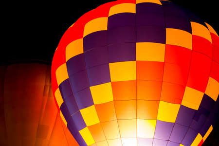 colorful hot air balloonの写真素材