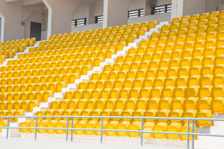 amphitheater of yellow seats