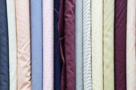 Fabric rollsの写真素材