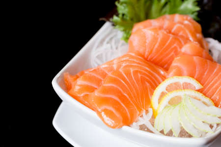 Sashimi, Salmon, Japanese foodの写真素材