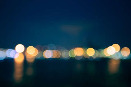 defocused bokeh lightsの写真素材