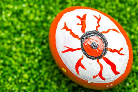 Crazy eggs monsters for halloween festiveの写真素材