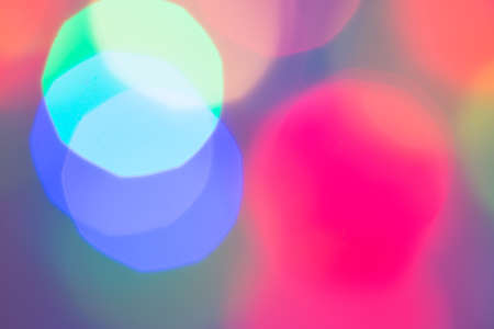 Abstract blurred circular bokeh lights background