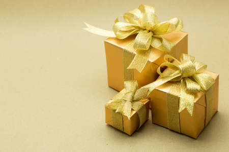 Christmas gift boxの写真素材