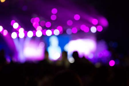 Blurred background of concertの写真素材
