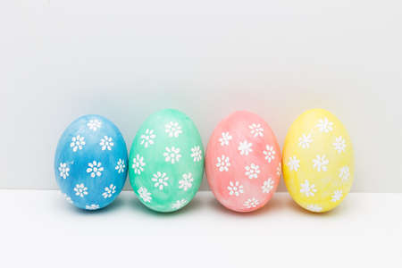 Easter eggsの写真素材
