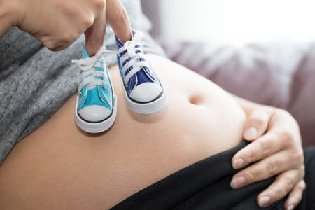Playing with unborn baby while pregnant