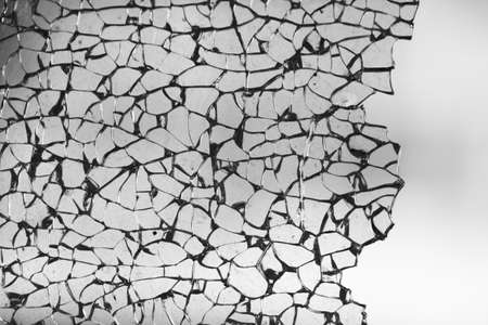 Texture of broken car mirrorの写真素材