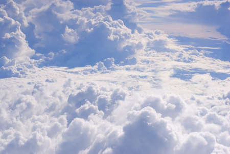blue sky with sunny and cloudy