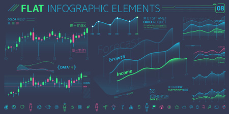 Corporate Infographic Elements Collectionのイラスト素材