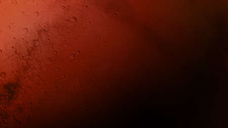 Close-up view of the red planet Mars.の写真素材