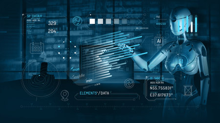 Virtual infographics with geolocation data and artificial intelligence.