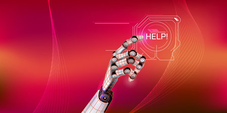 AI in the Age of Digital Noise, Algorithms for Understanding Informationのイラスト素材
