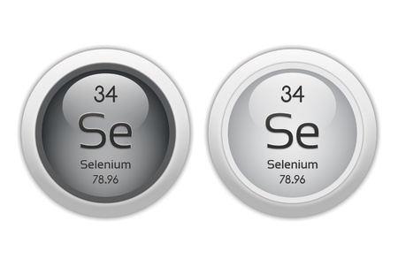 Selenium - two glossy web buttonsの写真素材