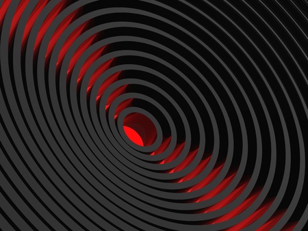 Concentric circles abstract backgroundの写真素材