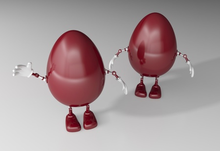 Robo Easter eggs - Mechanical toy robots