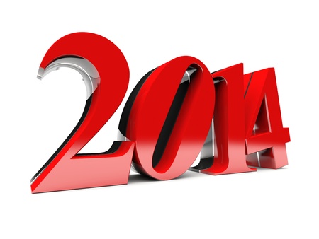Happy New Year 2014 calendar backgroundの写真素材