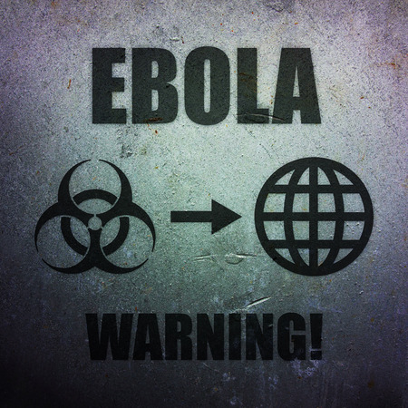 Ebola - global pandemic threatの写真素材