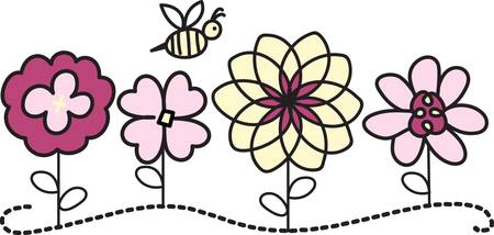 Add these flowers to a special gift for someone you know who enjoys spring and wishing the snow to stop falling.  She will love itのイラスト素材