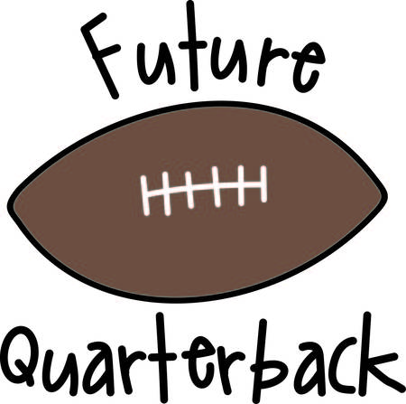 Kick the extra point and score with this football design.  Sure to be a touchdownのイラスト素材