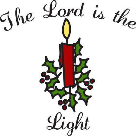 Look at how a single candle can both defy and define the darknessのイラスト素材