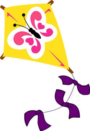 Kites are made to fly grab these butterfly design kites from concord collectionsのイラスト素材