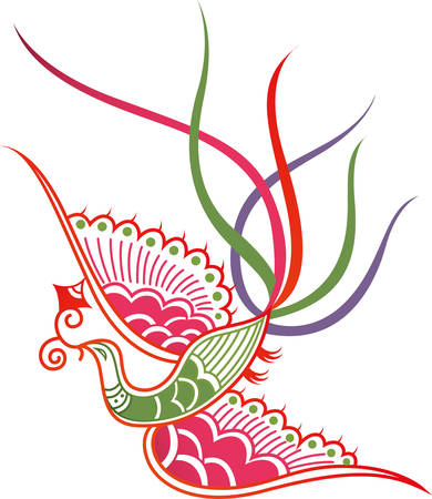 Colorful birds are very attractive pick these designs from concord collectionsのイラスト素材