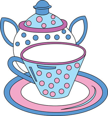 Tea is a drink which rejuvenates all pick these designs from concord collectionのイラスト素材
