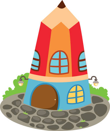 Pencil is the first tool which makes children creative get these designs from concord collectionsのイラスト素材