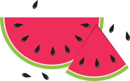 Pick up a sesame seed but lose sight of a watermelon.のイラスト素材