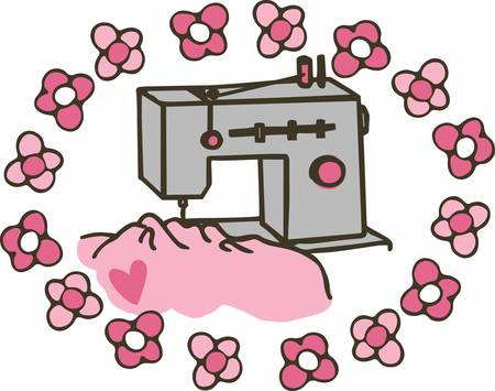 The seamstress or quilter in your family spends lots of time sewing holes buttons and making beautiful items.  This design is perfect for them They will love itのイラスト素材