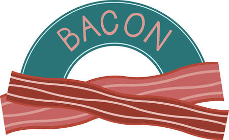 Nothing beats the smell of bacon in the morning.Pick those design by Concord.のイラスト素材