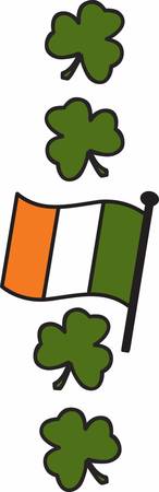 Collect the colourful Ireland Flag designs by Concordのイラスト素材