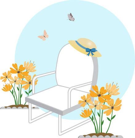 Autumn is a second spring when every leaf is a flower.のイラスト素材