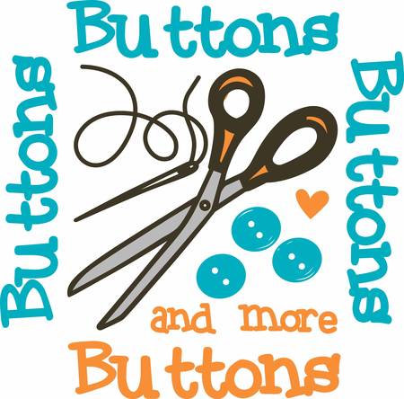 The seamstress or quilter in your family spends lots of time sewing holes buttons and making beautiful items.  This design is perfect for them They will love itのイラスト素材
