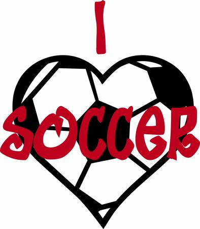 Show that you have given your heart to the game.のイラスト素材